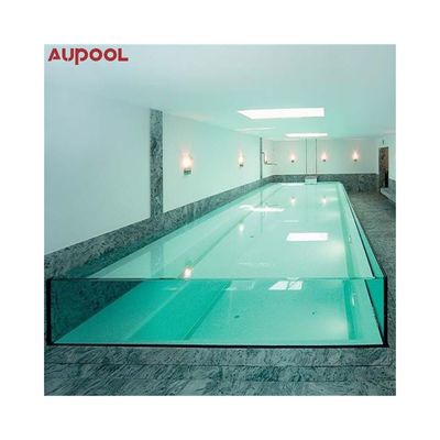 Ventana de piscina acrílica personalizada con alta transmisión de luz 93% y bomba de aire