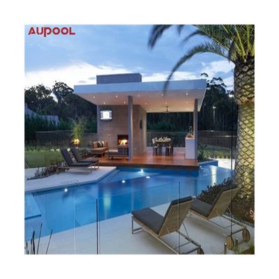 Ventana de piscina acrílica personalizada con alta transmisión de luz 93% y bomba de aire