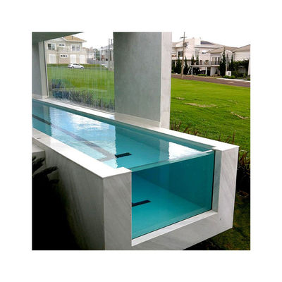 Material de acrílico de hoja de lucita hecha de ventana Piscina para patio trasero sobre el suelo
