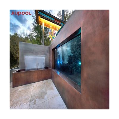 Mejore su espacio exterior con AUPOOL High Fashion Clear Thick Acrylic Swimming Pool