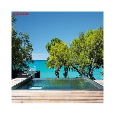 Mejore su espacio exterior con AUPOOL High Fashion Clear Thick Acrylic Swimming Pool