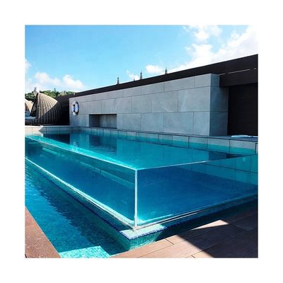 Accesorios de la bomba de aire de la piscina de la villa 50mm 80mm grueso panel de vidrio acrílico de hoja de vidrio transparente