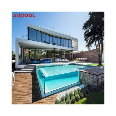 Hoja de pared acrílica de plástico termoformado XL personalizada para Villa de piscina al aire libre