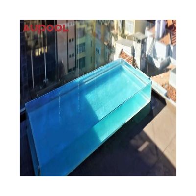 Hoja de pared acrílica de plástico termoformado XL personalizada para Villa de piscina al aire libre