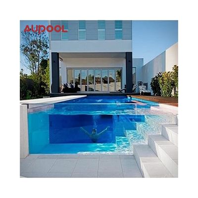 Hoja de pared acrílica de plástico termoformado XL personalizada para Villa de piscina al aire libre