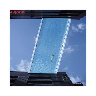 Hoja de pared acrílica de plástico termoformado XL personalizada para Villa de piscina al aire libre