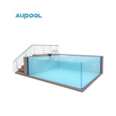 2500KGS Piscina privada independiente portátil para natación al aire libre de lujo