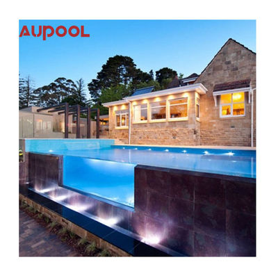 Panel de piscina de acrílico fundido transparente lámina de plexiglás anti-UV para pared de piscina al aire libre