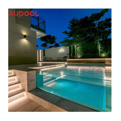Piscina de acrílico transparente sin filtro montado en la pared Piscinas de jardín personalizadas