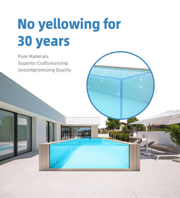 Piscina de acrílico lucita para estilo, durabilidad y funcionalidad