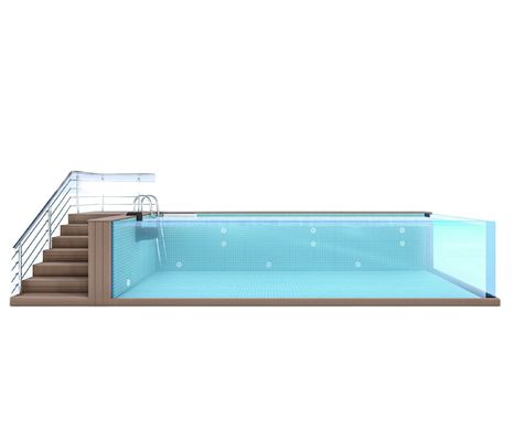 Piscina de acrílico lucita para estilo, durabilidad y funcionalidad