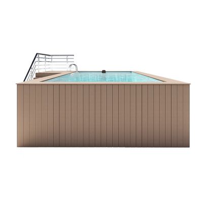 Acrílico de madera de cartón de plástico color piscina privada de lujo para relajación al aire libre