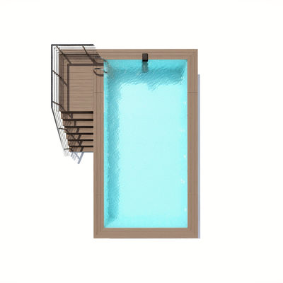 Piscinas prefabricadas de acero compuesto y FRP