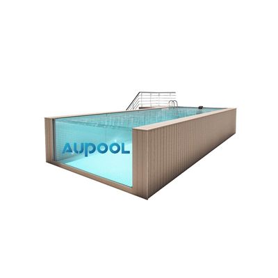 Balcón Jardín Aupool Piscina sin fin en poliéster transparente