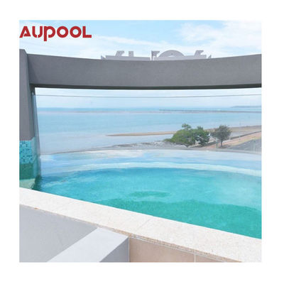 Fácil de instalar 36 niveles Adjustable Piscina montada en la pared con acrílico Piscina de pared máquina de chorro de olas de agua