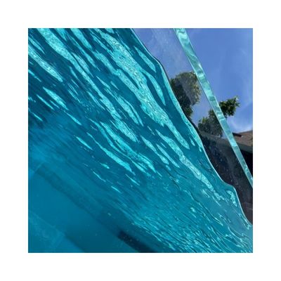 Filtro de pared de concha acrílica transparente grande sin fin para piscina de tamaño personalizado