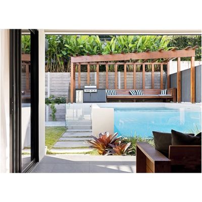 Filtro de pared de concha acrílica transparente grande sin fin para piscina de tamaño personalizado
