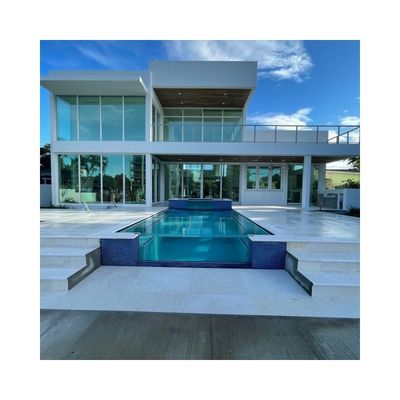 Filtro de pared de concha acrílica transparente grande sin fin para piscina de tamaño personalizado