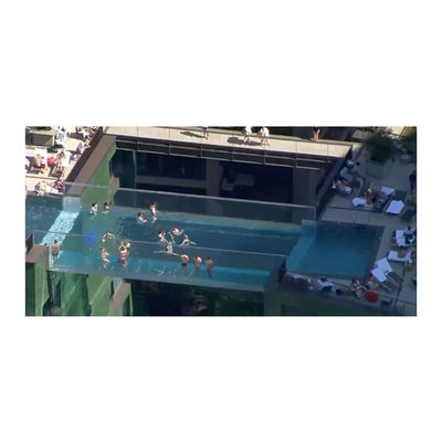 Ventana de vidrio acrílico de vista piscina de fibra de vidrio para la casa de jardín al aire libre portátil natación