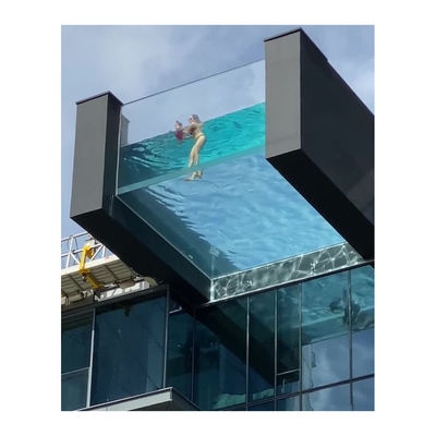 100% Pureza Alta dureza superficial Sobre el suelo Ventana acrílica clara Piscina para el hogar