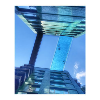 Función Ventana de piscina acrílica infinita duradera para el vecindario de la casa y el gimnasio