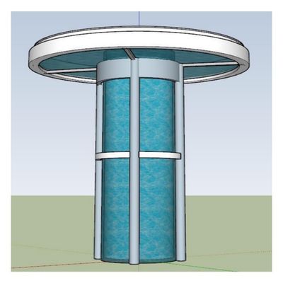 espesor del panel de acrílico personalizado 30 mm 950 mm hoja de acrílico exterior para piscina
