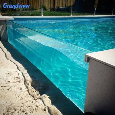 Ventana transparente de la piscina 30Mm 300Mm Acrílico transparente de plástico Pmma Acrílico para piscina