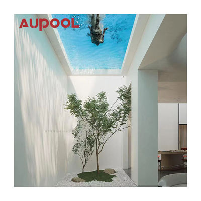 Piscinas personalizadas de Aupool Pared de marco acrílico Piscina grande para hoteles y gimnasios