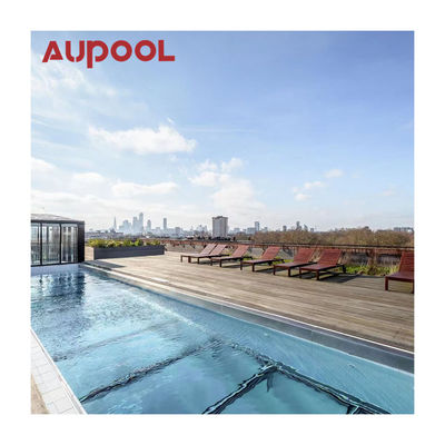 Piscinas personalizadas de Aupool Pared de marco acrílico Piscina grande para hoteles y gimnasios