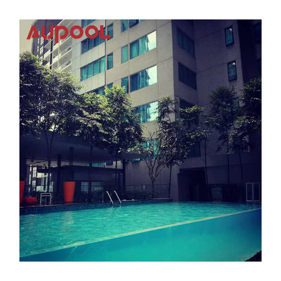 Panel acrílico de plástico duradero de espesor de Aupool transparente fundido Pmma para piscina