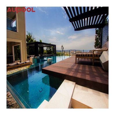 30-950 mm de espesor personalizado gran sobre el suelo marco de acero piscina para hotel