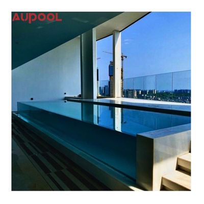 Capa eléctrica automática de 36 V para piscina diseño de paneles de vidrio acrílico transparente
