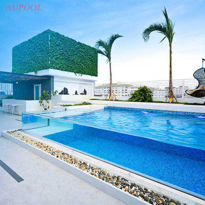Crea tu oasis al aire libre perfecto con las piscinas infinitas de Aupool Piscina de contenedores