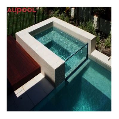 Vidrio personalizado sobre el suelo de alta transparencia Acrílico de la piscina Paneles de ventanas de pared