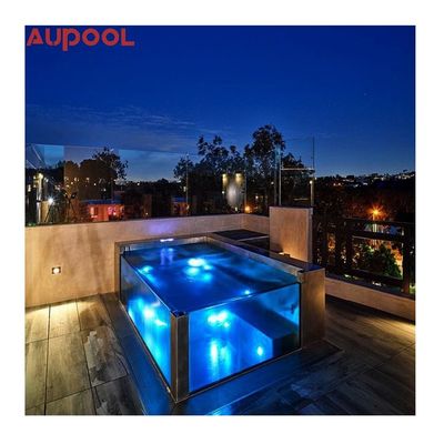 Puente de agua transparente con alta transmisión de luz y 1,2 g/cm3 Densidad en el cielo