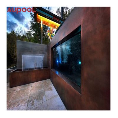 Casa prefabricada de lujo en el patio trasero con piscina amueblada y diseño personalizable