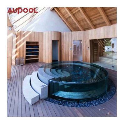 Hoja de vidrio acrílico transparente de lujo duradero para piscinas y acuarios de peces