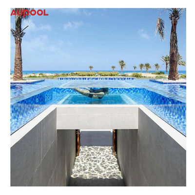 Piscina acrílica de alta transparencia personalizada para spas y piscinas termostáticas