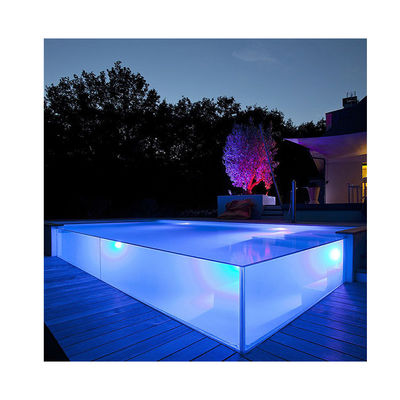 AUPOOL Conchas de piscina de fibra de vidrio para alta transmisión de luz 93% Piscinas modulares