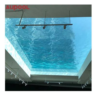 Decoración de fibra de vidrio de tierra Contenedor de natación sin fin Piscina Piscinas para personalizado