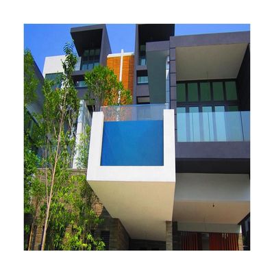 Superior piscina sin fin Estructura de acero Prefabricado empalmado empalmado Piscinas de diseño exclusivo