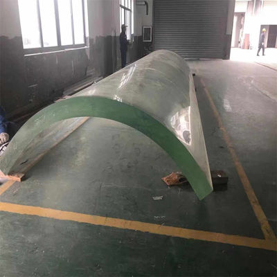 La demanda del cliente de la hoja de acrílico de plexiglás para casa de playa acogedora piscina al aire libre