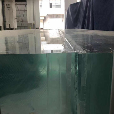 Venta directa de la hoja acrílica de acuario de peces rectángulo personalizado para la piscina en el suelo