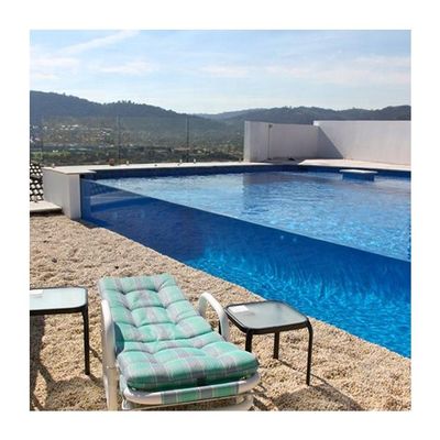 80MM de espesor Pared de la piscina de acrílico claro tamaño personalizado Panel de vidrio transparente