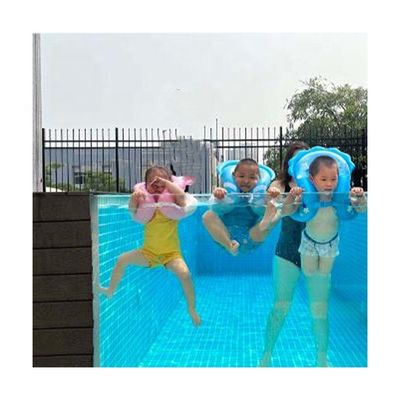 Piscinas personalizadas Piscinas acrílicas duraderas sobre el suelo con funcionalidad épica