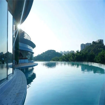 Placa de plástico acrílico transparente asequible para piscina familiar