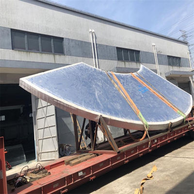 Placa de plástico acrílico transparente asequible para piscina familiar