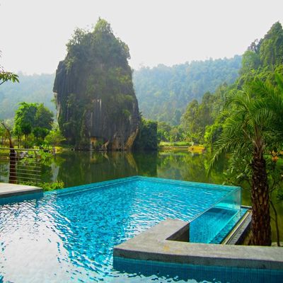 Temporada de natación AUPOOL Piscina de acrílico transparente con ventana y spa