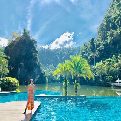 Temporada de natación AUPOOL Piscina de acrílico transparente con ventana y spa