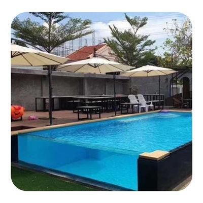 Aupool Equipo de piscinas de fibra de vidrio Piscinas para piscinas transparentes